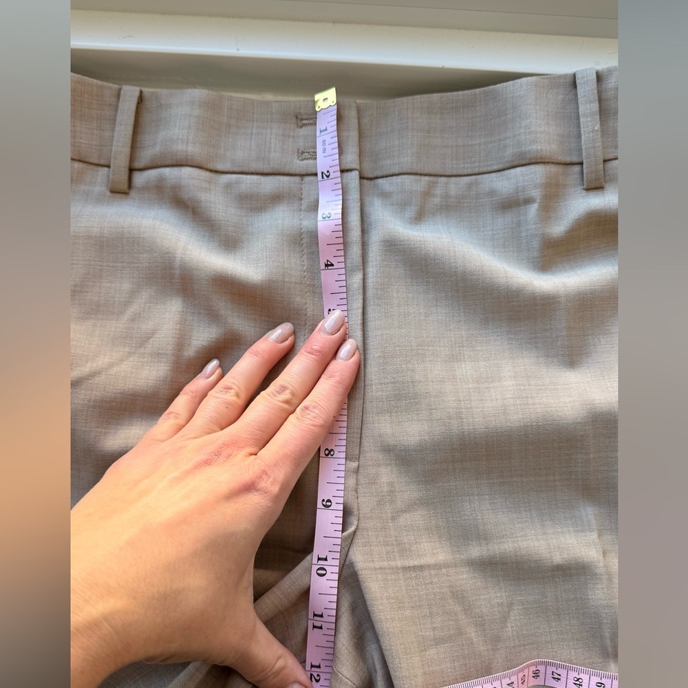 Talbots NWT Women’s Beige Wide-Leg Trousers Size 12 - Picture 6 of 8